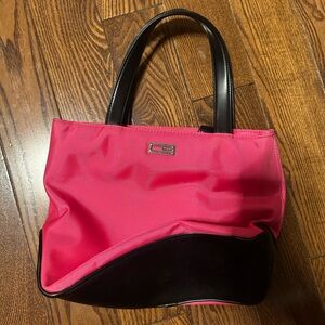 Guess  Pink and Black Women's Tote Bag